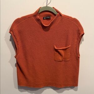 PrettyGarden Orange Knit Top